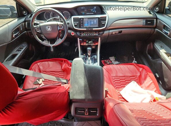 1HGCR3F87GA034668 2016 HONDA ACCORD Black Vista del salpicadero