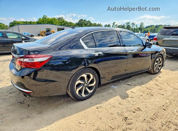 1HGCR3F87GA034668 2016 HONDA ACCORD Black Trasero derecho