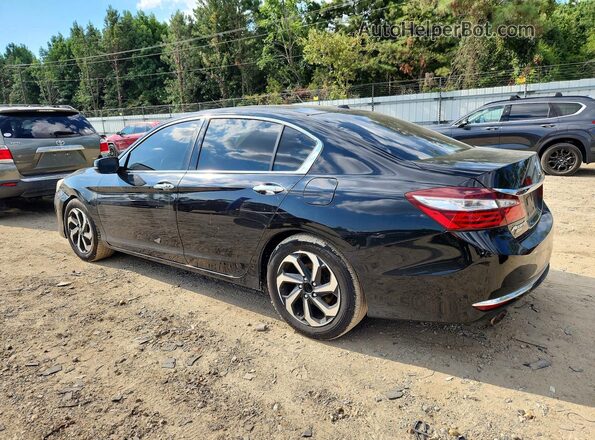 1HGCR3F87GA034668 2016 HONDA ACCORD Black Trasero izquierdo