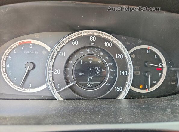 1HGCR3F87GA034668 2016 HONDA ACCORD Black Vista del cuadro de instrumentos
