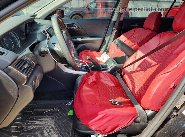 1HGCR3F87GA034668 2016 HONDA ACCORD Black Vista interior delantera