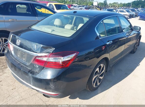 1HGCR3F87HA008010 2017 HONDA ACCORD Черный Задняя правая четверть