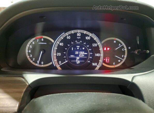 1HGCR3F88HA014978 2017 HONDA ACCORD Gray Vista del cuadro de instrumentos