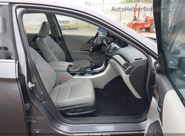 1HGCR3F89GA009481 2016 HONDA ACCORD Gray Սալոնի դիմացի տեսք