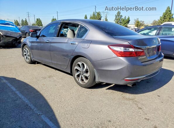 1HGCR3F89GA030511 2016 HONDA ACCORD Угольный Задняя левая четверть
