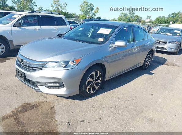 1HGCR3F8XHA004937 2017 HONDA ACCORD Silver წინა მარცხენა ხედი სამი მეოთხედიდან
