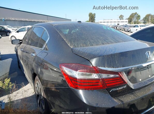 1HGCR3F8XHA013265 2017 HONDA ACCORD Черный Задняя левая четверть