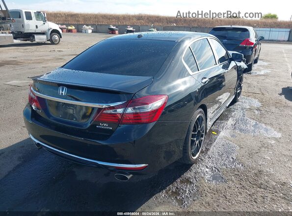 1HGCR3F90GA004565 2016 HONDA ACCORD Black Հետևի աջ