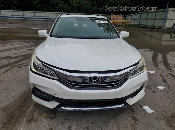 1HGCR3F92GA004292 2016 HONDA ACCORD White Front view