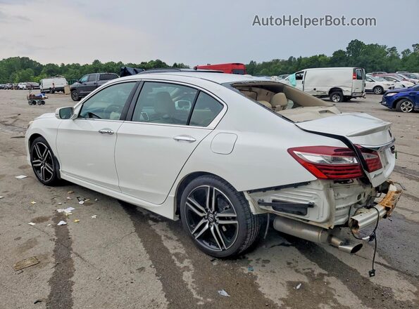 1HGCR3F92GA004292 2016 HONDA ACCORD White Rear left