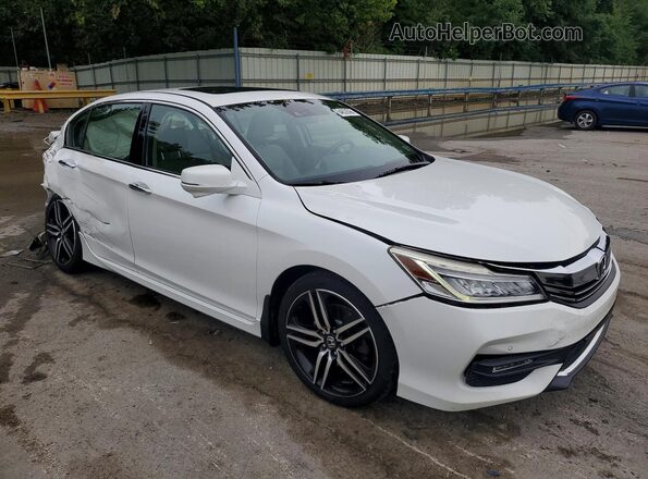 1HGCR3F92GA004292 2016 HONDA ACCORD White Front right