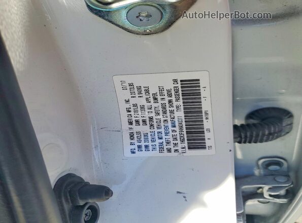 1HGCR3F94HA040311 2017 HONDA ACCORD White Շարժիչի բաժամունքի տեսք