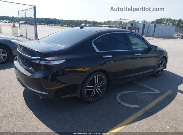 1HGCR3F95GA021121 2016 HONDA ACCORD Black Rear right