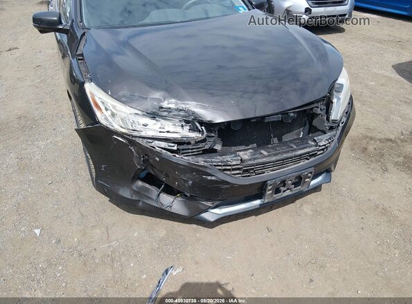 1HGCR3F96GA022598 2016 HONDA ACCORD Black Вид спереду