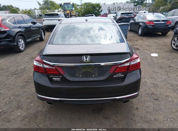 1HGCR3F96GA022598 2016 HONDA ACCORD Black 