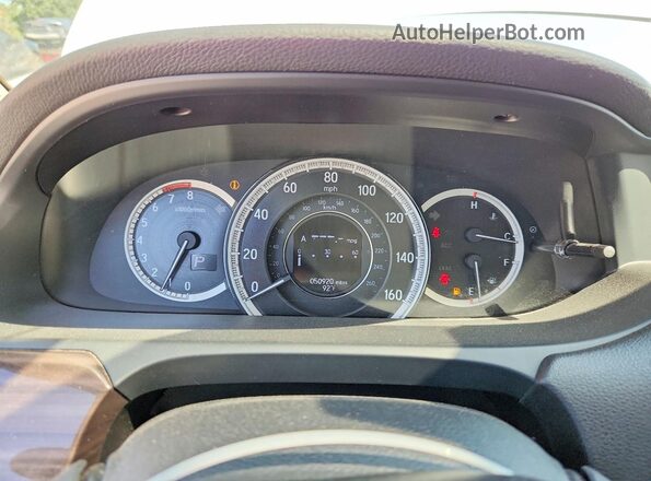 1HGCR3F97HA034423 2017 HONDA ACCORD White Вид щитка приладів