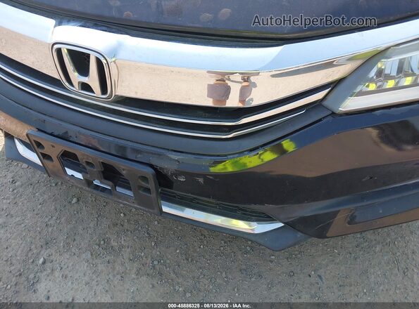 1HGCR3F99GA030937 2016 HONDA ACCORD Black წინა ხედი