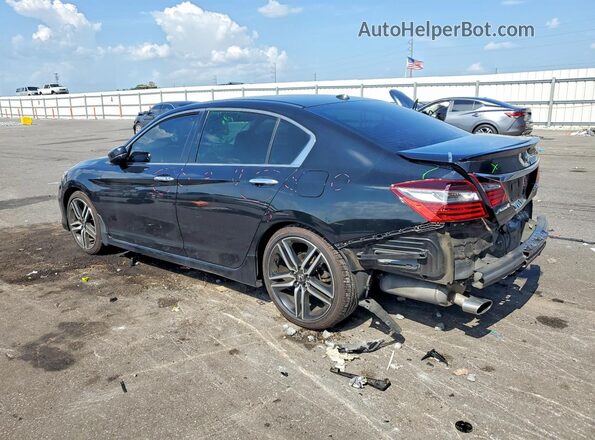 1HGCR3F99HA026307 2017 HONDA ACCORD Black უკანა მარცხენა