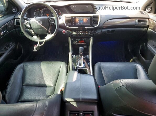 1HGCR3F99HA026307 2017 HONDA ACCORD Black წინა პანელის ხედი