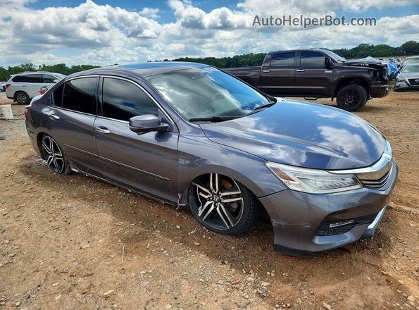 1HGCR3F9XHA001772 2017 HONDA ACCORD Серебряный Передняя правая четверть