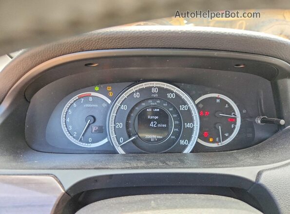 1HGCR3F9XHA001772 2017 HONDA ACCORD Серебряный Вид щитка приборов
