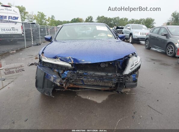 1HGCT1A35GA000052 2016 HONDA ACCORD Синий Вид задней части салона
