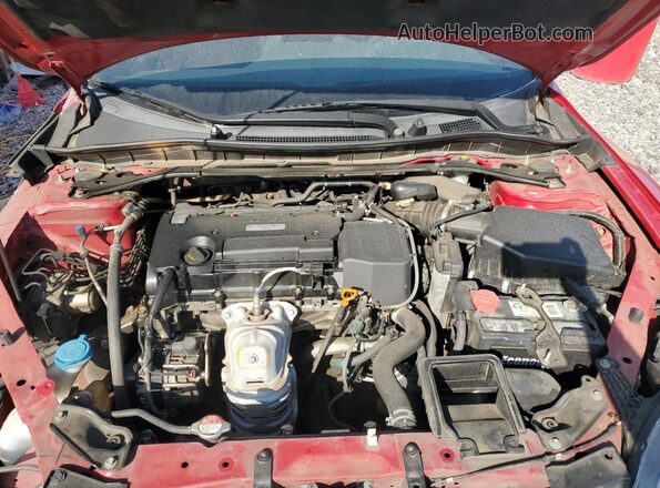 1HGCT1B30GA003648 2016 HONDA ACCORD Red Widok wnętrza z tyłu