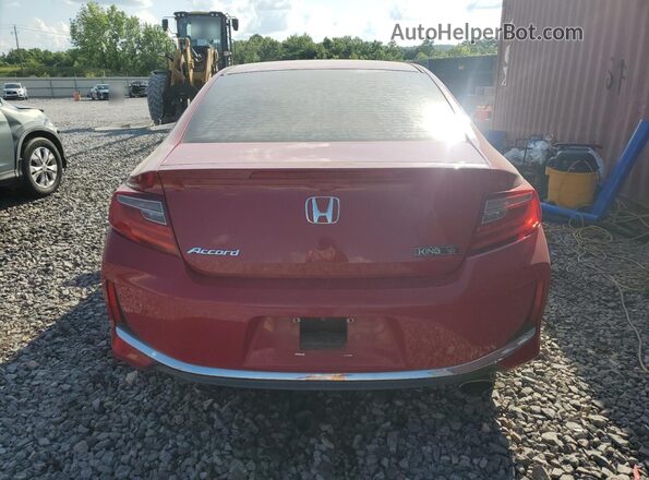1HGCT1B30GA003648 2016 HONDA ACCORD Red Widok z tyłu