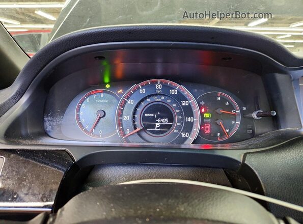 1HGCT1B32GA003120 2016 HONDA ACCORD Черный Вид щитка приборов