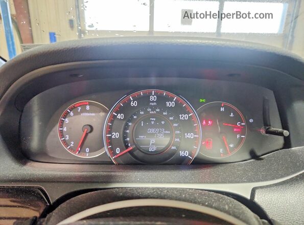 1HGCT1B33GA012361 2016 HONDA ACCORD Белый Вид щитка приборов