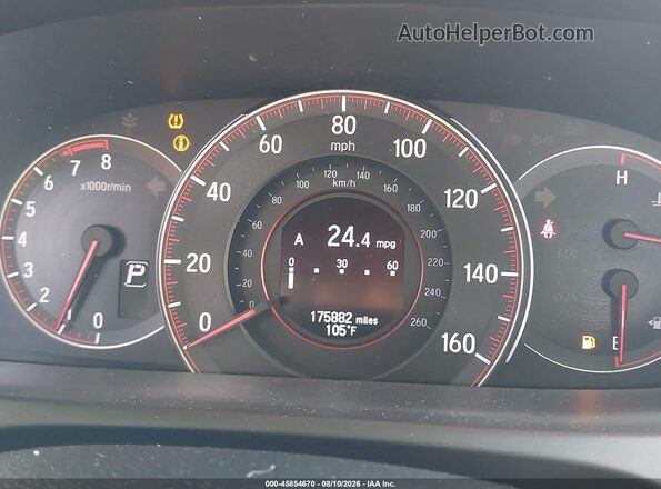 1HGCT1B62GA009154 2016 HONDA ACCORD White Widok tylnych siedzeń