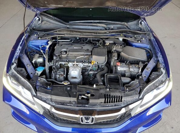 1HGCT1B72HA003963 2017 HONDA ACCORD Синий Вид задней части салона