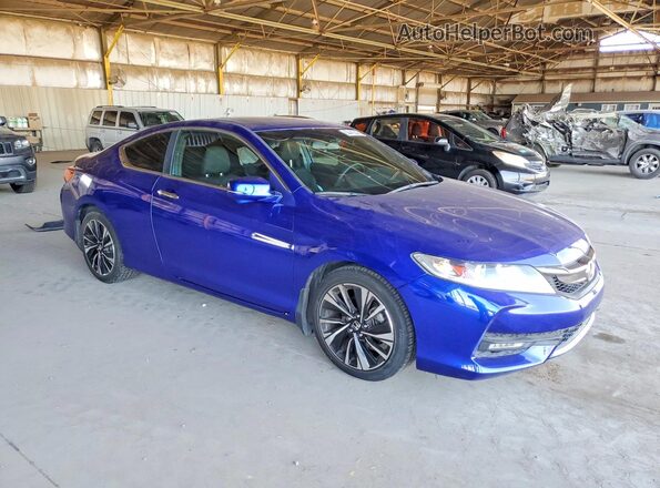 1HGCT1B72HA003963 2017 HONDA ACCORD Синий Передняя правая четверть