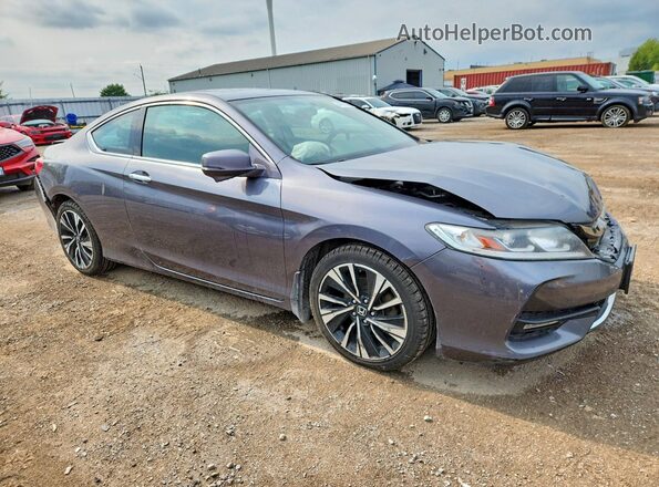 1HGCT1B72HA800701 2017 HONDA ACCORD Серый Передняя правая четверть
