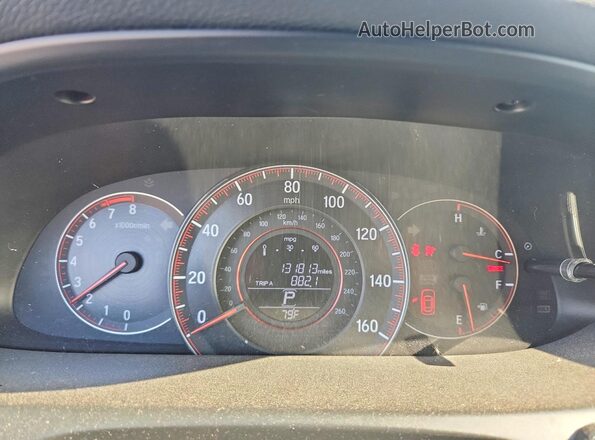 1HGCT1B75HA003665 2017 HONDA ACCORD Серебряный Вид щитка приборов