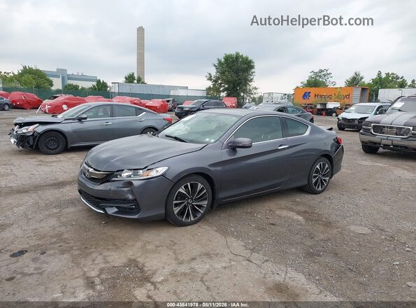 1HGCT1B80HA004845 2017 HONDA ACCORD Gray Przód lewy