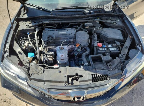 1HGCT1B81GA013536 2016 HONDA ACCORD Black უკანა სალონის ხედი