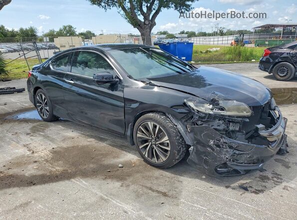 1HGCT1B81HA009939 2017 HONDA ACCORD Black Widok deski rozdzielczej