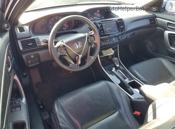 1HGCT1B82GA012511 2016 HONDA ACCORD Blue Vista del salpicadero