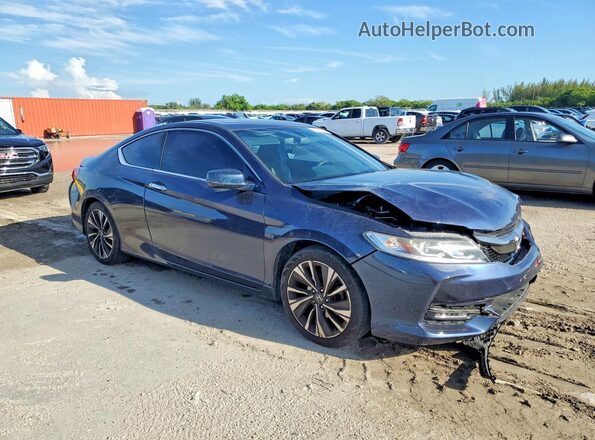 1HGCT1B82GA012511 2016 HONDA ACCORD Blue Delantero derecho