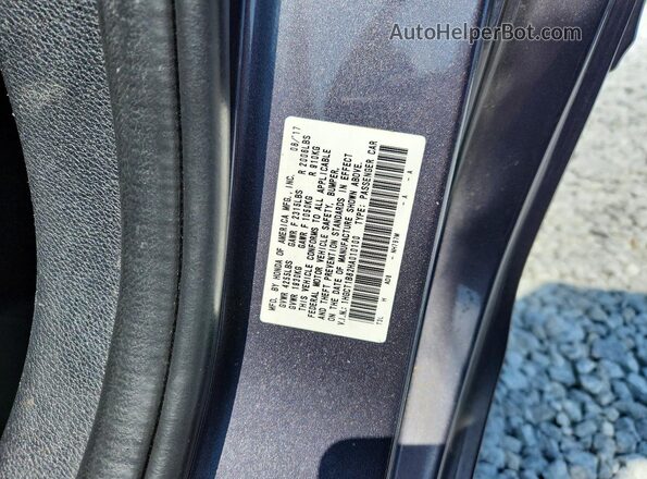 1HGCT1B82HA010100 2017 HONDA ACCORD Gray ძრავის განყოფილების ხედი