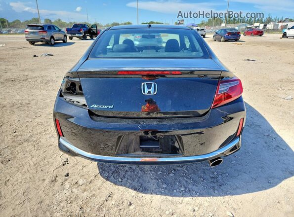 1HGCT1B86GA008249 2016 HONDA ACCORD Black უკანა ხედი