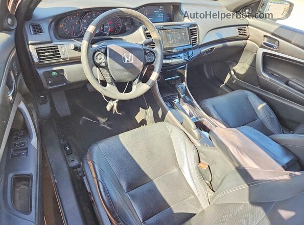 1HGCT1B86GA008249 2016 HONDA ACCORD Black წინა პანელის ხედი