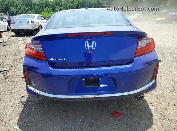 1HGCT1B86HA000511 2017 HONDA ACCORD Blue უკანა ხედი