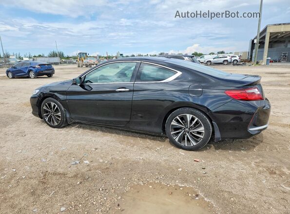 1HGCT1B87GA005229 2016 HONDA ACCORD Черный Задняя левая четверть