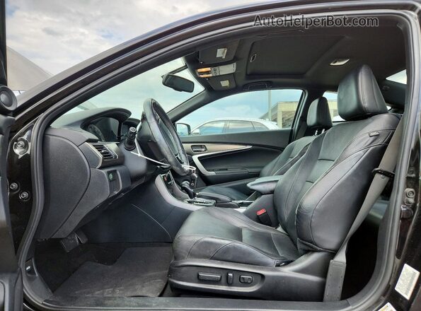1HGCT1B87GA005229 2016 HONDA ACCORD Черный Вид салона спереди