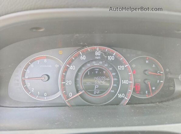 1HGCT1B87GA005229 2016 HONDA ACCORD Черный Вид щитка приборов