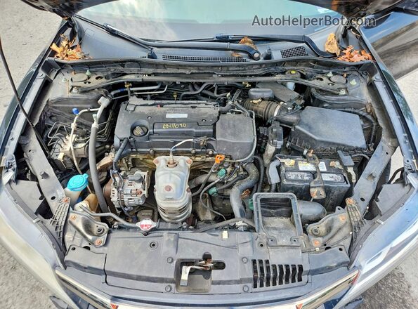 1HGCT1B87HA006334 2017 HONDA ACCORD Black Вид задньої частини салону