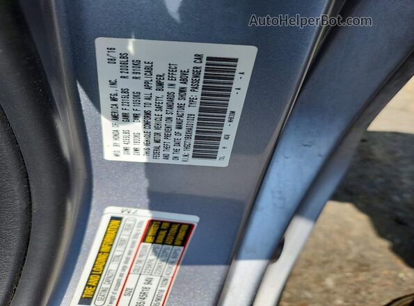 1HGCT1B8XHA001029 2017 HONDA ACCORD Silver Engine compartment view
