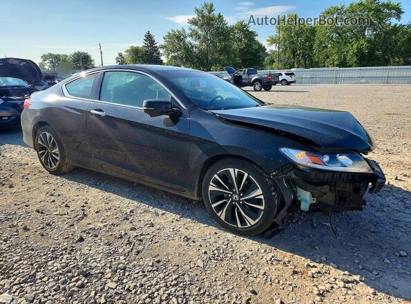 1HGCT2A80GA000655 2016 HONDA ACCORD Black Przód prawy